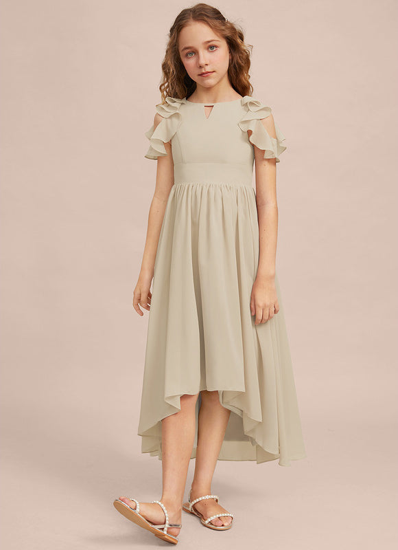 Robe Asymétrique Trapèze Fluide - gallery 5