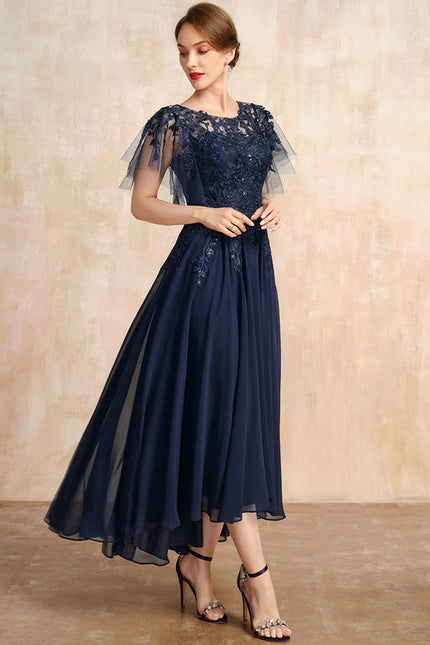 Robe Grande Taille Asymétrique - gallery 3