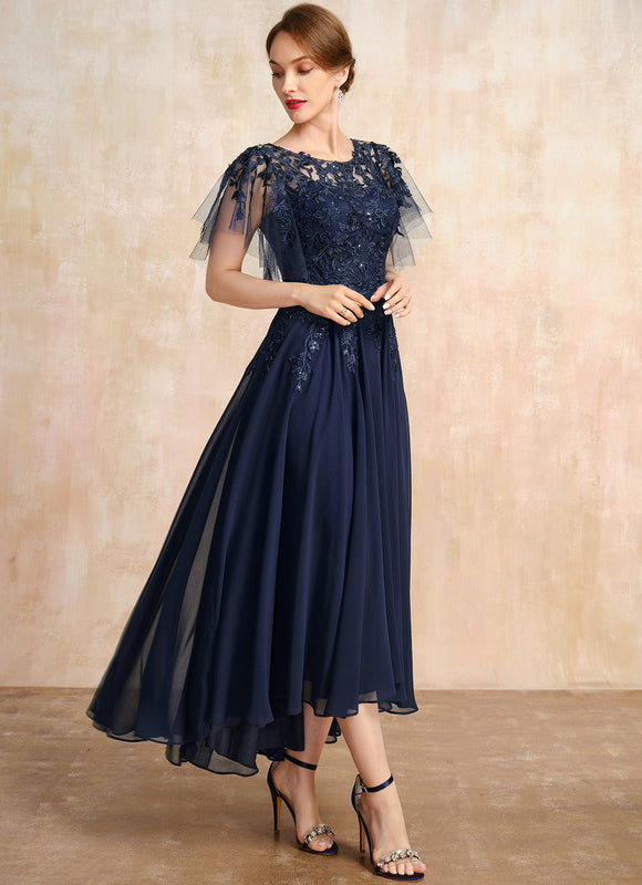 Robe Grande Taille Asymétrique - gallery 3