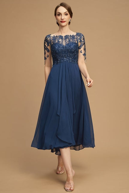 Robe Asymétrique Envoûtante Élégante - gallery 5