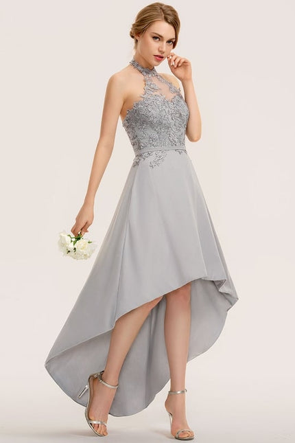Robe Asymétrique Dentelle Couture - gallery 3