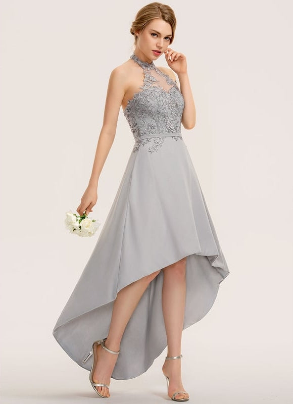 Robe Asymétrique Dentelle Couture - gallery 3