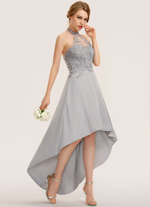 Robe Asymétrique Asymétrique Brodée - gallery 4