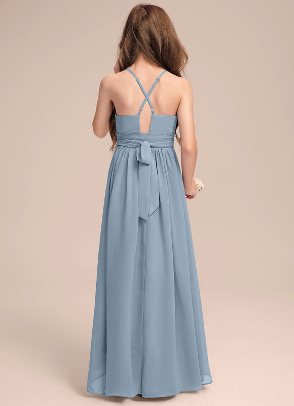 Robe Bleue Asymétrique - gallery 5