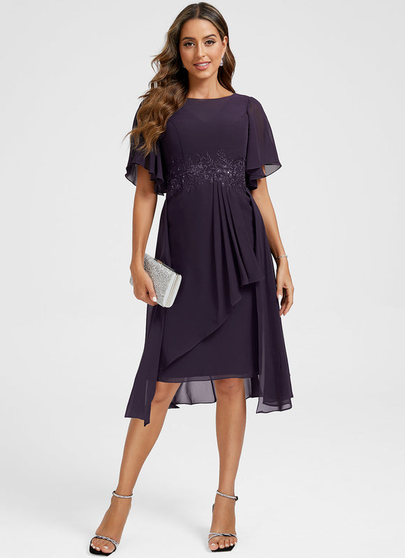 Robe Mousseline Asymétrique - gallery 4