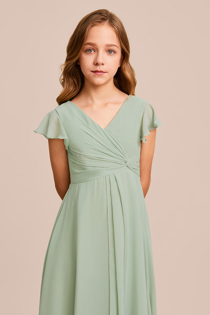 Robe Asymetrique Vert D'Eau - gallery 1