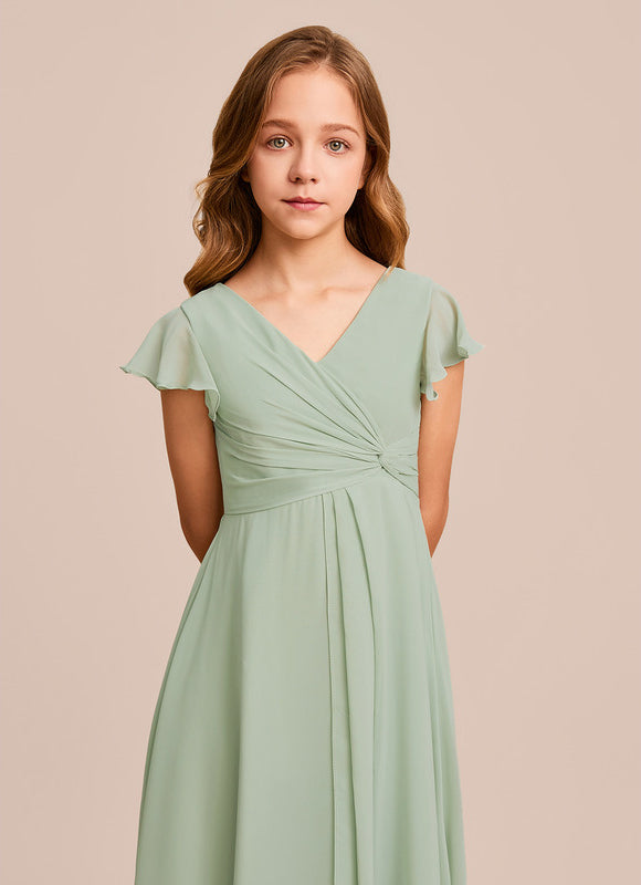 Robe Asymetrique Vert D'Eau - gallery 1