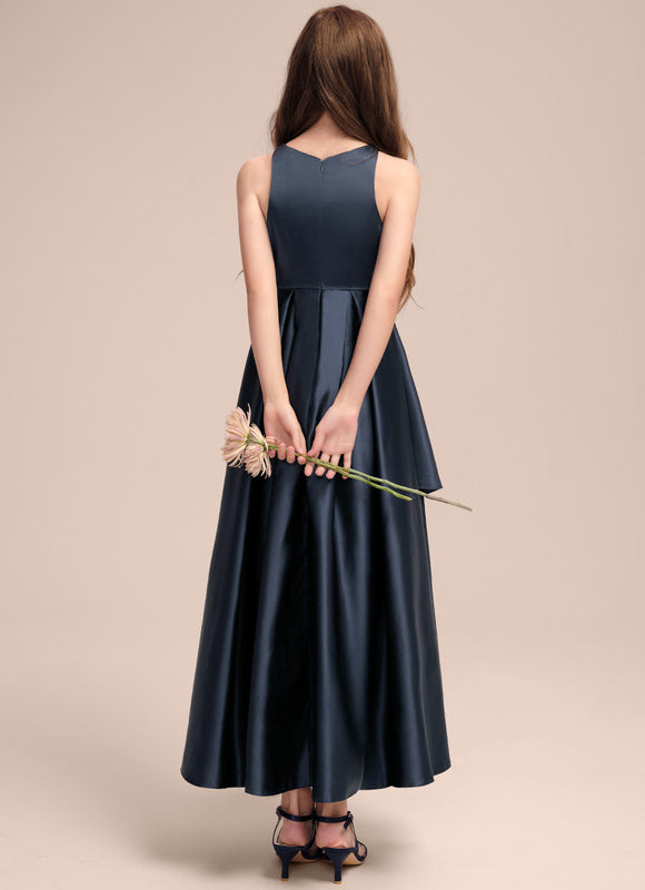 Robe Asymétrique Satin Dégradé - gallery 3