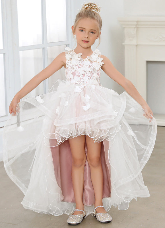 Robe Asymétrique Tulle Pastel - gallery 4