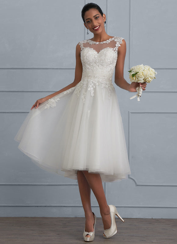 Robe Asymétrique Tulle Illusion Chic