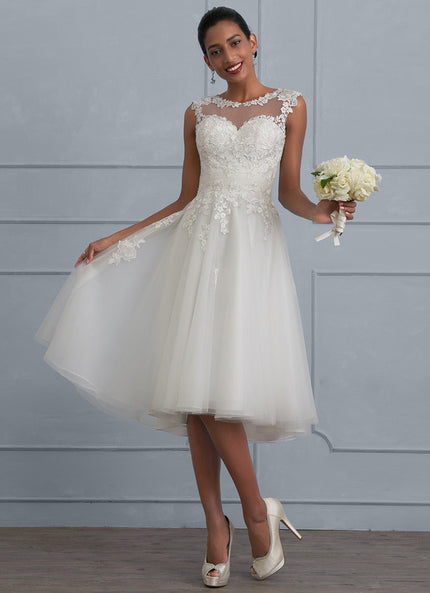 Robe Asymétrique Tulle Illusion Chic