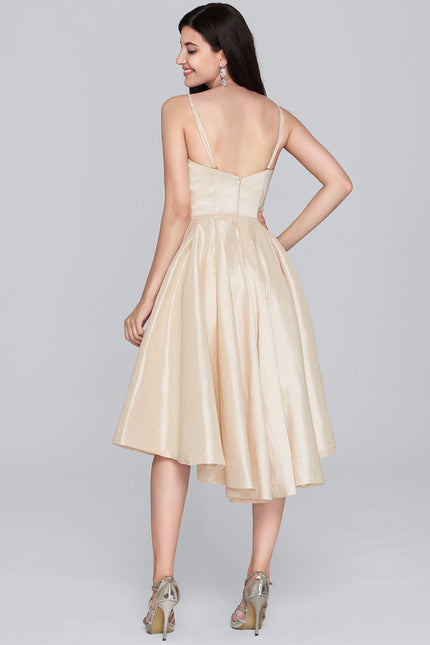 Robe Dorée Asymétrique - gallery 5