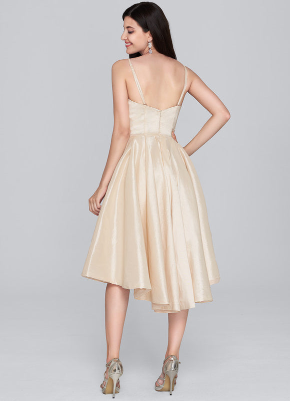 Robe Dorée Asymétrique - gallery 5