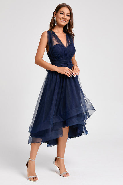 Robe Asymétrique Tulle Chic - gallery 3