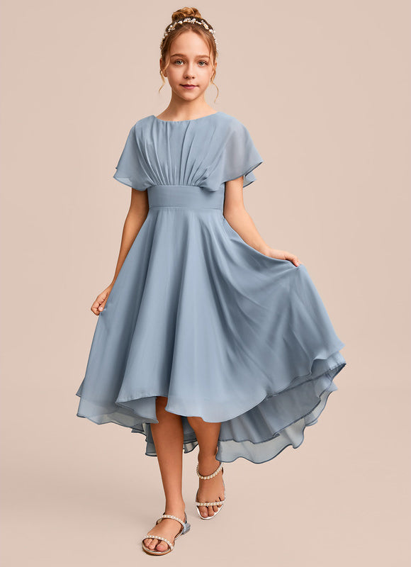 Robe Asymétrique Trapèze Fluide - gallery 1