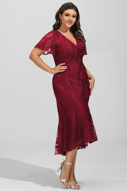 Robe Asymétrique Luxe Bordée - gallery 9