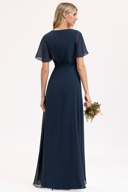Robe Asymétrique Mousseline Vaporeuse - gallery 2
