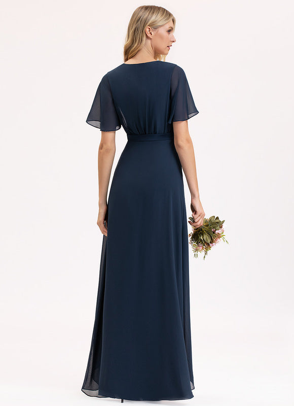 Robe Asymétrique Mousseline Vaporeuse - gallery 2