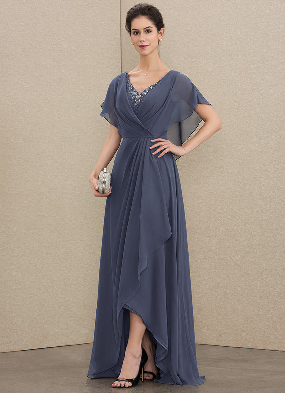 Robe Asymétrique Élégance Flottante Nocturne - gallery 1