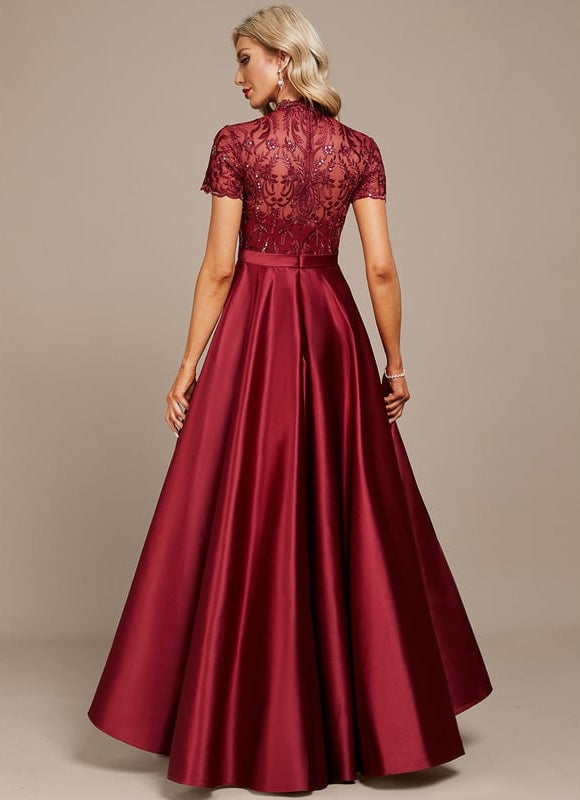 Robe Asymétrique Élégance Ébène - gallery 4