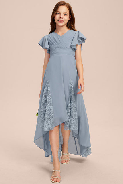 Robe Blanche Asymétrique Mariage