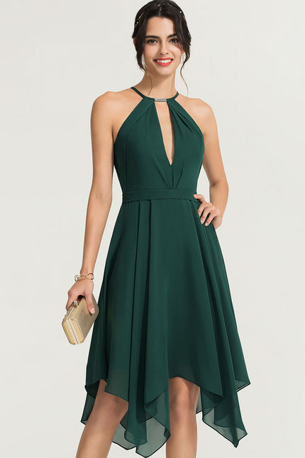 Robe Asymétrique Chic Asymétrique Perlé - gallery 5
