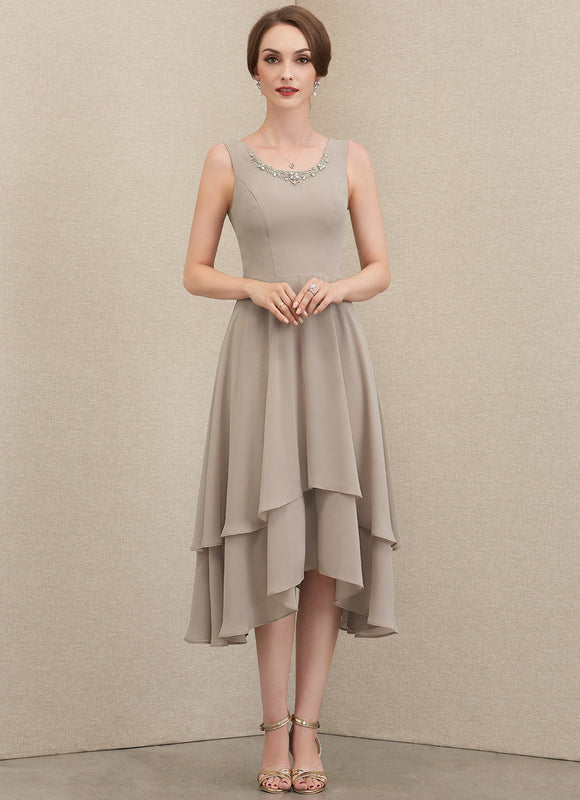 Robe Asymétrique Éclat Céleste - gallery 4