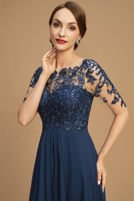 Robe Asymétrique Fluide Brodée - gallery 6