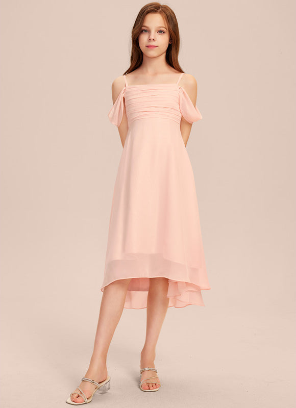 Robe Asymétrique Asymétrique Vert Pâle - gallery 8