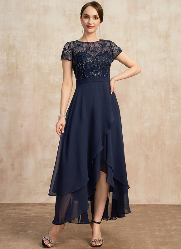 Robe Grande Taille Asymétrique - gallery 5