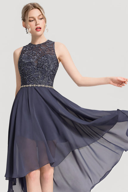 Robe Asymétrique Mousseline Chic