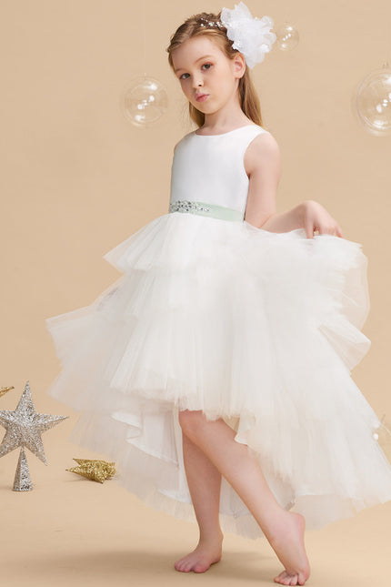 Robe Asymétrique Tulle Nuptiale