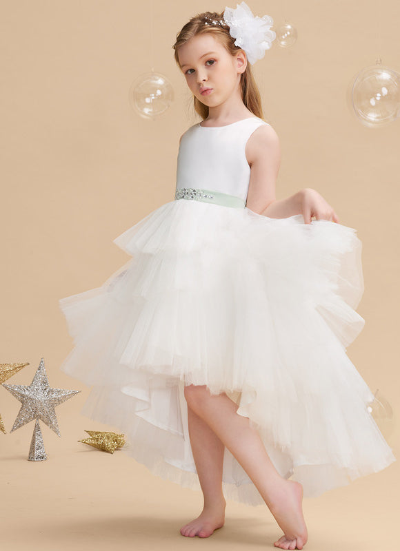Robe Asymétrique Tulle Nuptiale