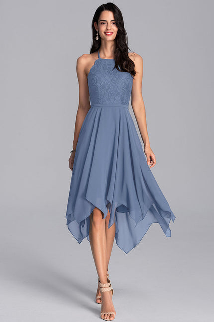 Robe Asymétrique Céleste Effusion - gallery 7