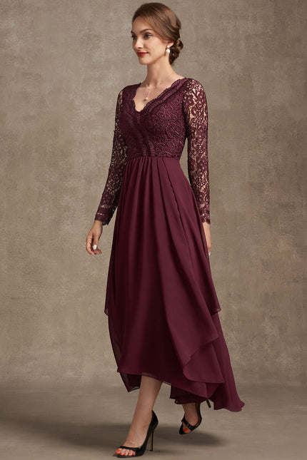 Robe Asymétrique Mousseline Fleurie - gallery 6