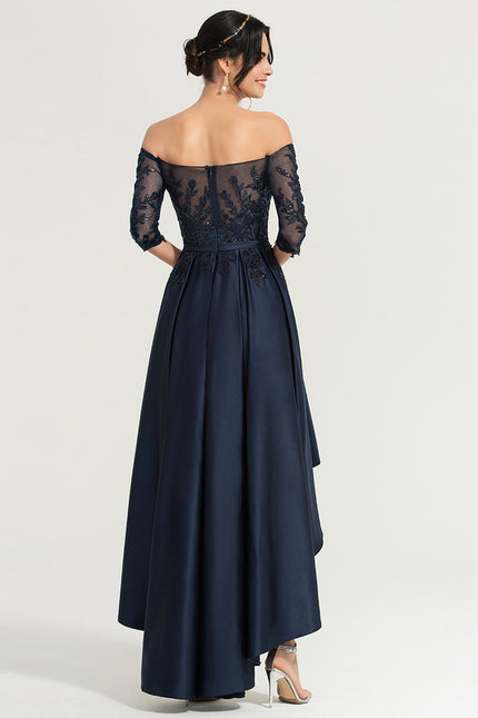 Robe Asymétrique De Soirée Chic - gallery 8
