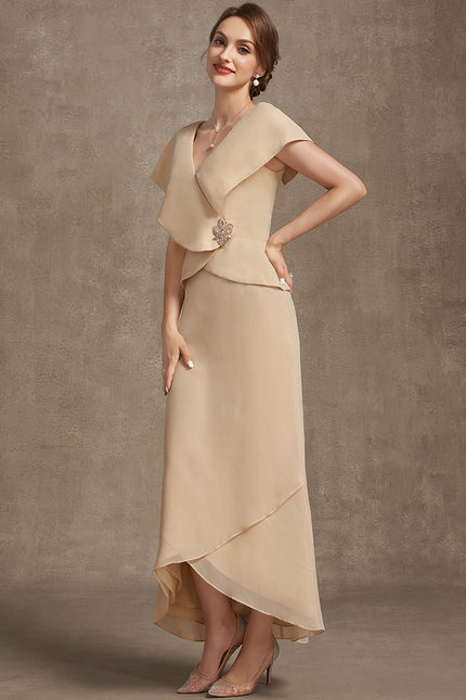 Robe Asymétrique Asymétrique Perles - gallery 3