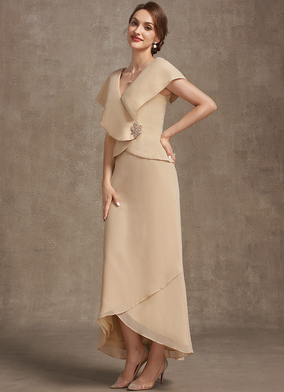 Robe Asymétrique Asymétrique Perles - gallery 3