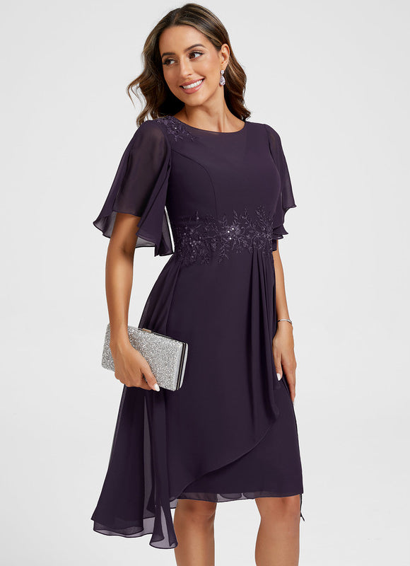 Robe Mousseline Asymétrique - gallery 2