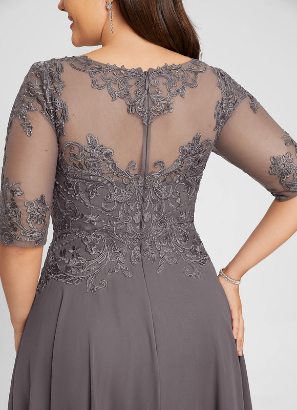 Robe Asymétrique Mère Élégante - gallery 8