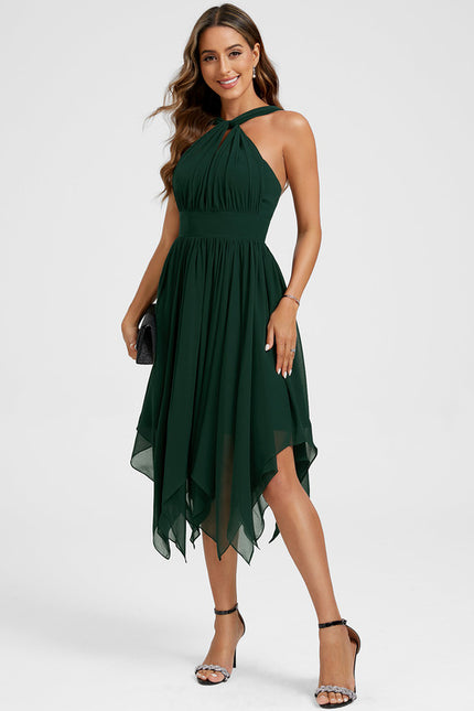 Robe Asymétrique Mousseline - gallery 9