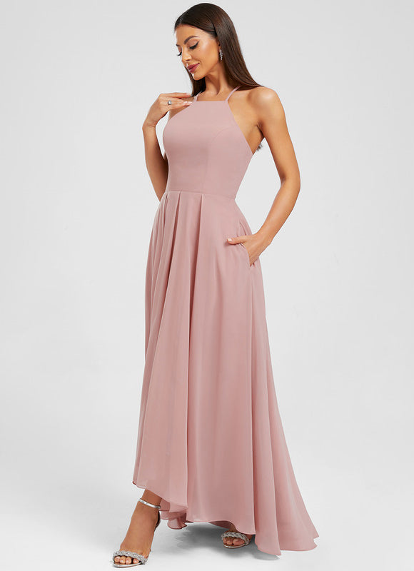 Robe Asymétrique Asymétrique Douce - gallery 3