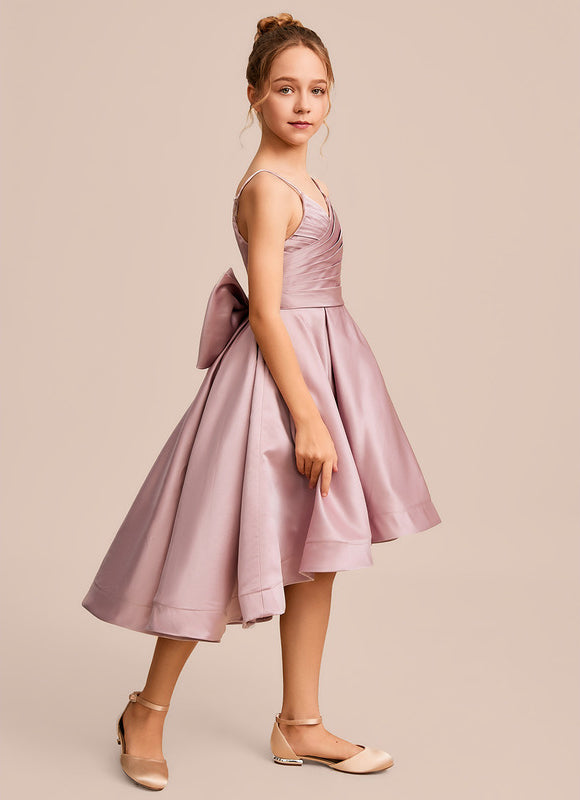 Robe Asymetrique Satinée - gallery 3