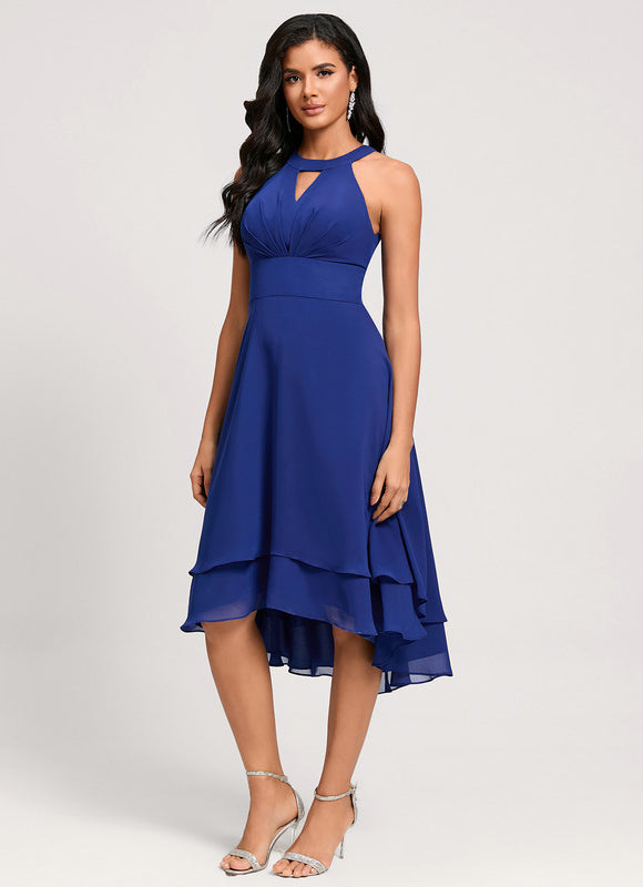Robe Asymetrique Bleu Roi - gallery 2