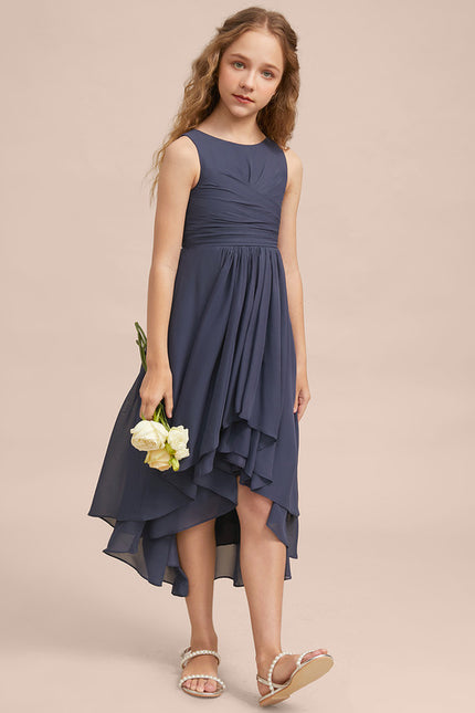 Robe Asymétrique Trapèze Fluide - gallery 1