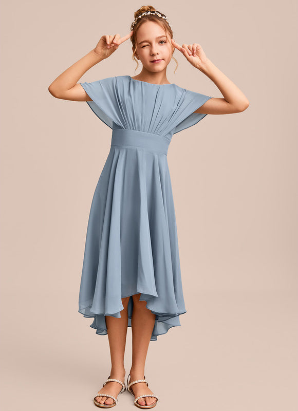 Robe Asymétrique Trapèze Fluide - gallery 4