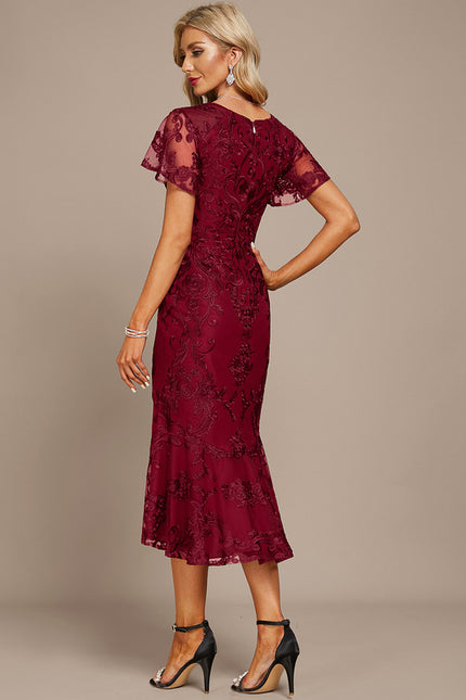Robe Asymétrique Luxe Bordée - gallery 5