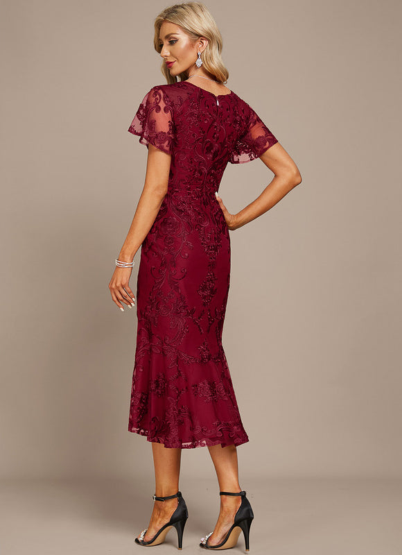 Robe Asymétrique Luxe Bordée - gallery 5