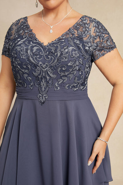Robe Asymétrique Mousseline Fleurie - gallery 8
