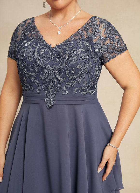 Robe Asymétrique Mousseline Fleurie - gallery 8